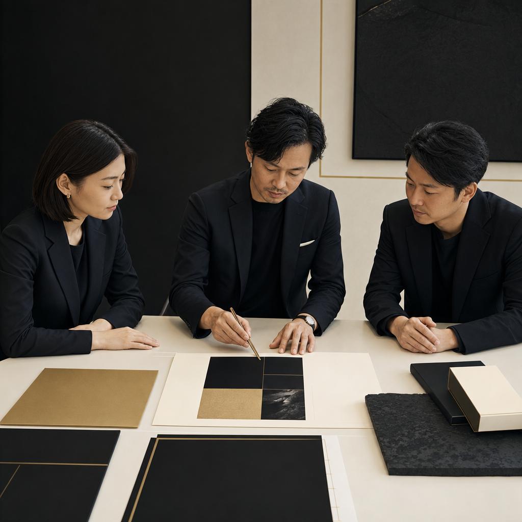 企業の価値を整理する様子