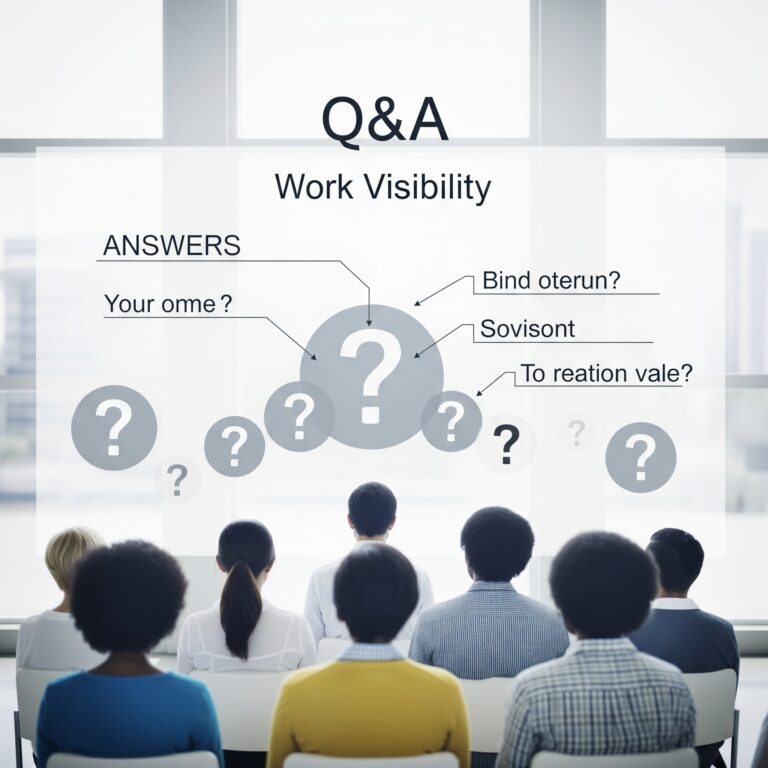 【Q&Aで解決】「仕事の見える化」の疑問を徹底解説!導入から運用まで