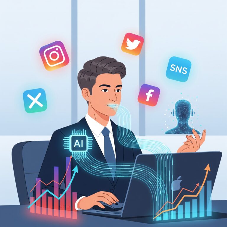【個人事業主・中小企業向け】AIがあなたのSNSマーケティングを変える!効果的な投稿作成・分析術