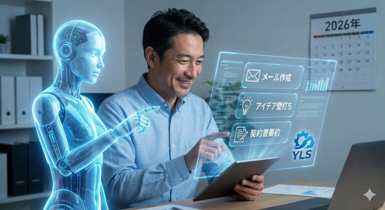【2026年版】難しいスキルは不要。個人事業主が「生成AI」を最強の右腕にする3つの具体策 ~月額数千円で「優秀な秘書」を雇う方法~