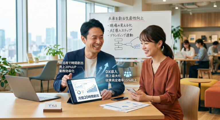 【完全保存版】小規模事業者のための「未来を創る」生産性向上ガイド〜AI・DX活用で月間20時間を創出し、売上を最大化する具体策〜