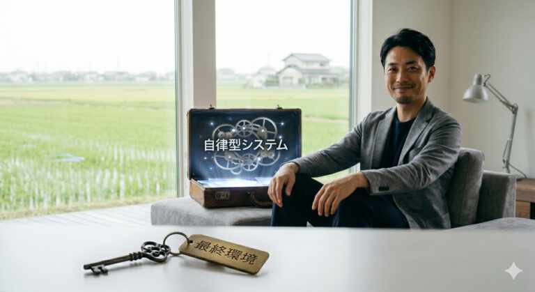あなたが「何もしない」時、最も美しく回る仕組みが完成します